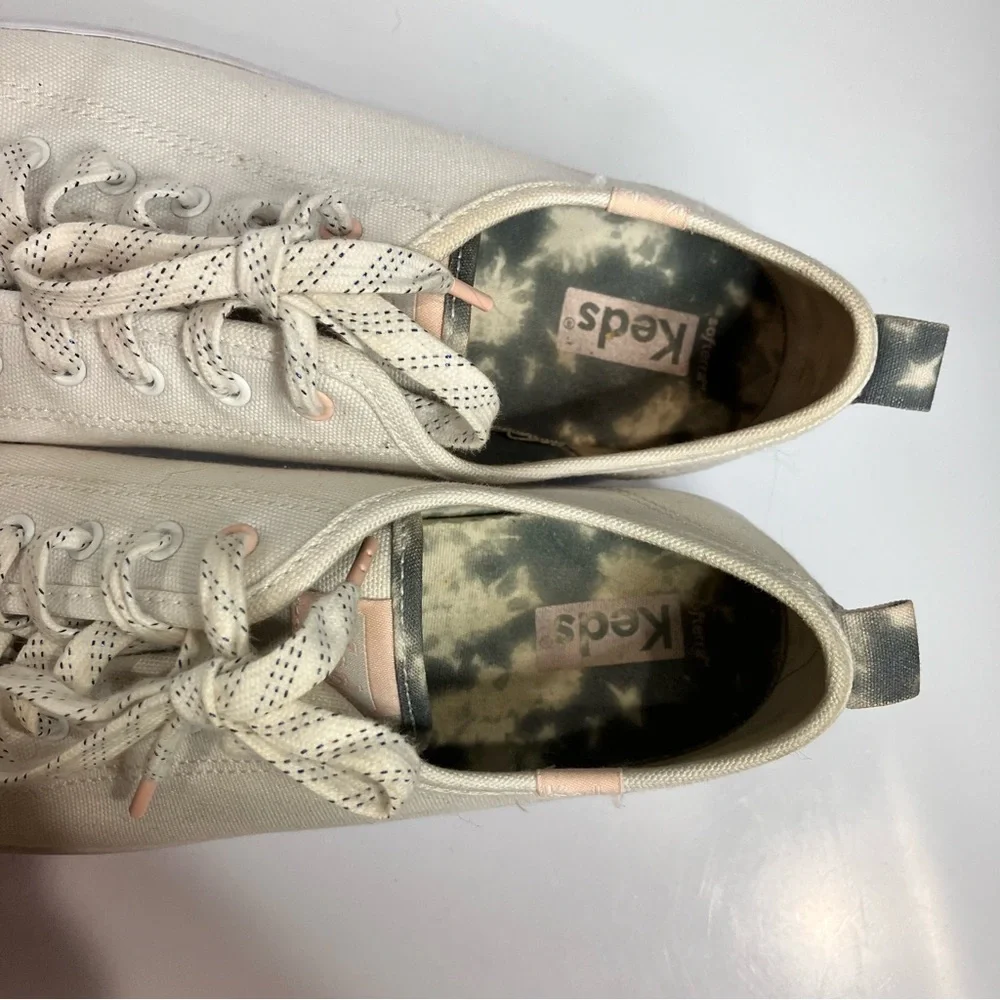 Keds Triple Up white canvas platform Sneakers size‎ 8.5